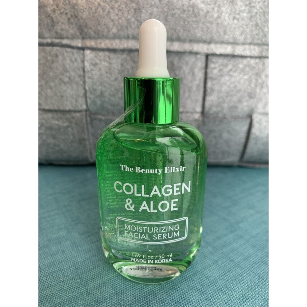 The Beauty Elixir Collagen Aloe Anti aging Moisturizing Face serum 1.69 oz 7/27
